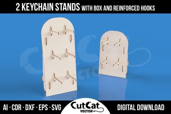 2 Keychain Display Stands with Storage: Laser Cutting & Boxes Review