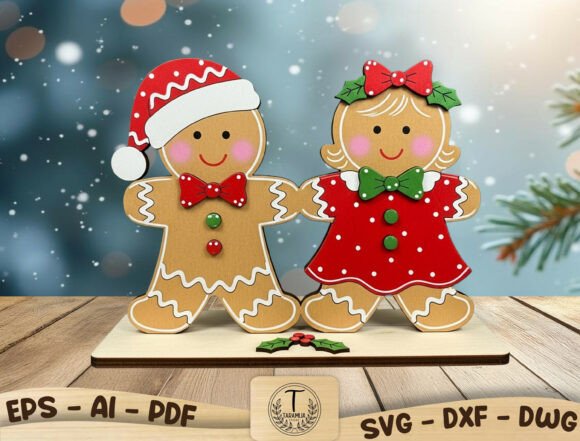 Gingerbread Christmas Shelf Sitter SVG: Laser Cutting and Winter Amp Review