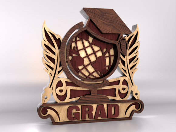 Graduation Stand Multi-Layer Decoration for Laser Cutting and Stands