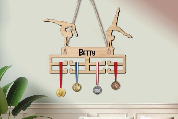Gymnastic Women Sport Medal Hanger SVG Review