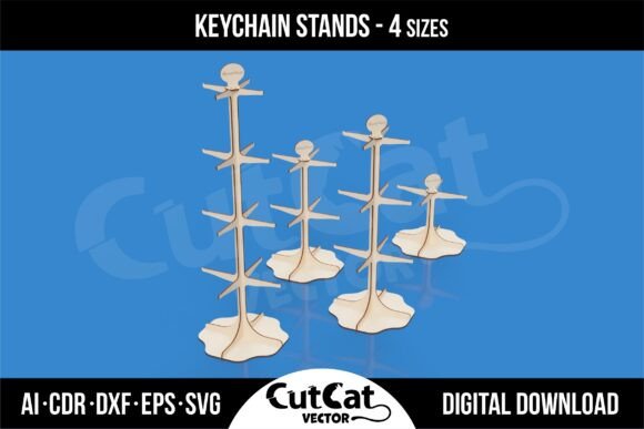 Keychain Display Stand - 4 Sizes: Laser Cutting Review