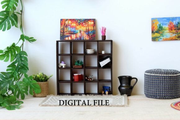 Miniature Furniture Laser Cut Vector File for Laser Cutting and Other Toys Amp