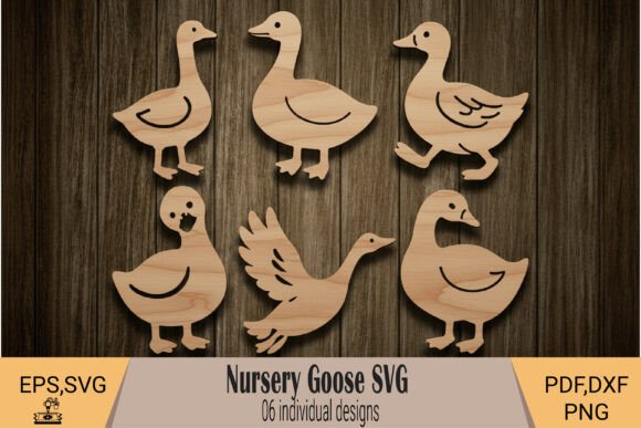 Nursery Goose SVG: Laser Cutting and Wall Decor for Blog Graphics