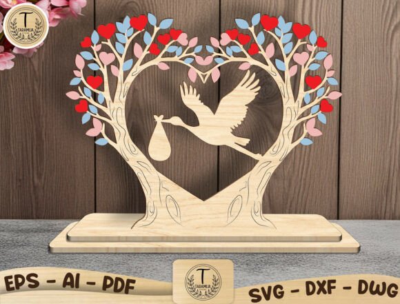 Nursery Wall Decor SVG for Laser Cutting and Home Decor