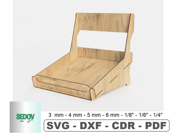 Sales Tray Laser Cut Files for Modern Stands