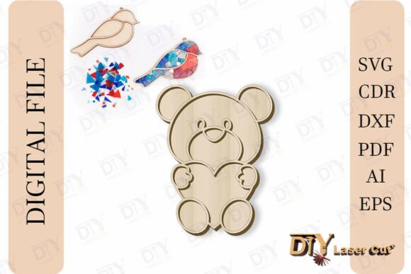 Wooden Frame Mosaic Substrate SVG 4: Laser Cutting and Other Toys Amp