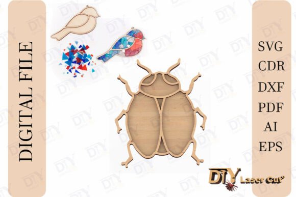 Wooden Frame Mosaic Substrate SVG 5: Laser Cutting and Other Toys Amp