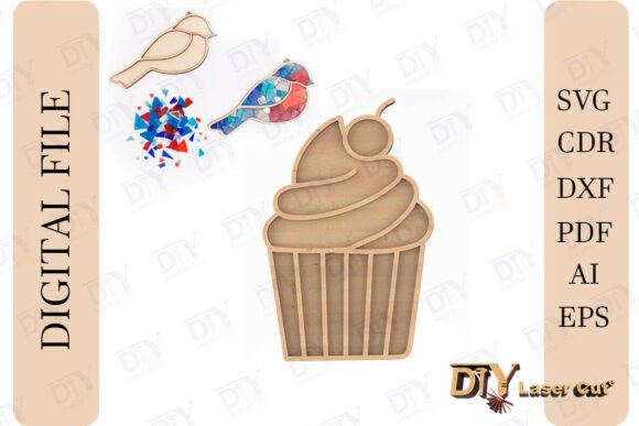 Wooden Frame Mosaic Substrate SVG 6 Laser Cutting Other Toys Amp