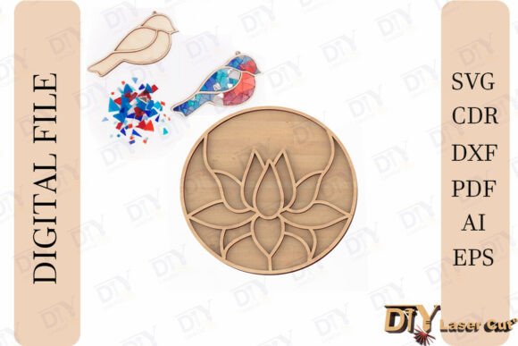 Wooden Frame Mosaic Substrate SVG: Laser Cutting and Home Decor Review